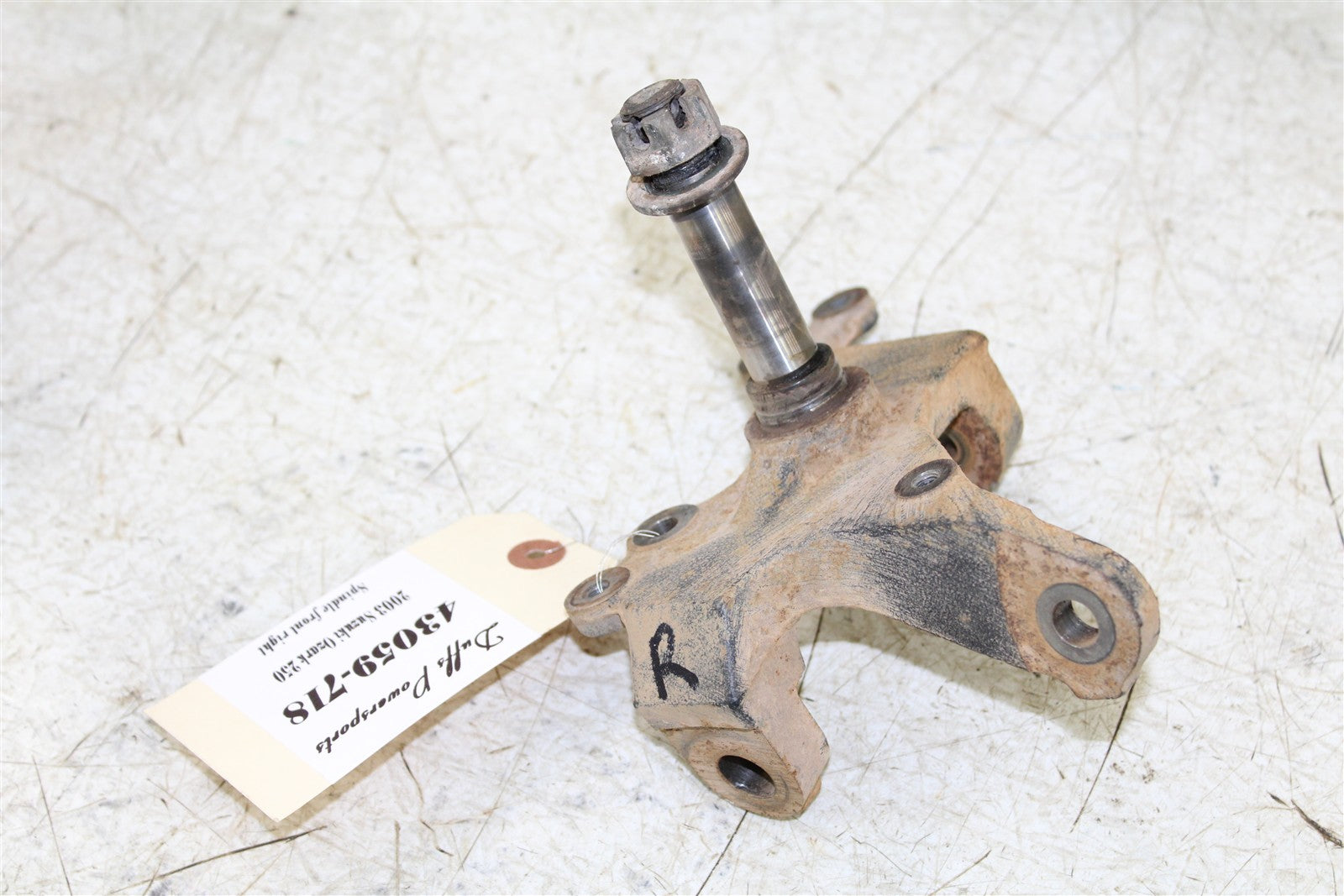 2003 Suzuki Ozark 250 Front Right Spindle Knuckle 43059