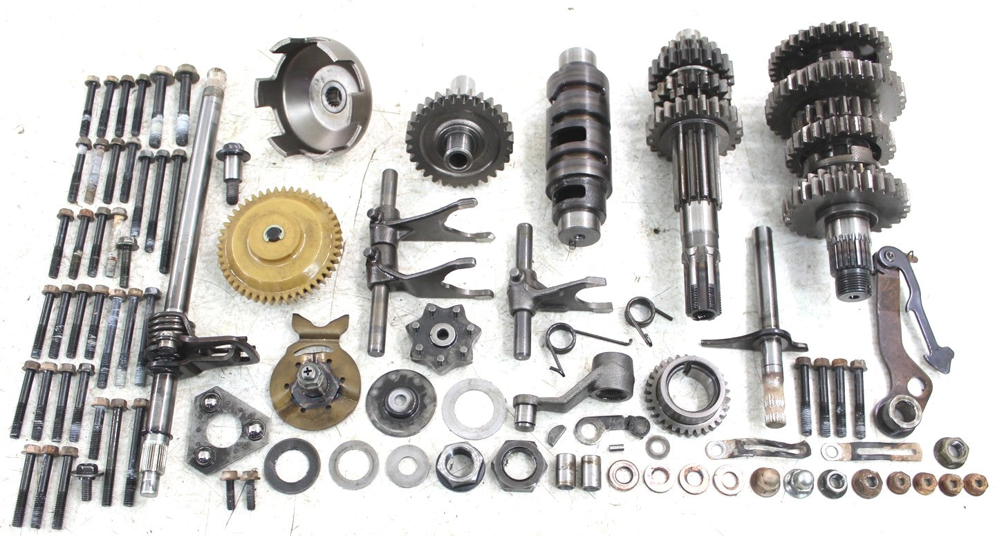 2003 Suzuki Ozark 250 Transmission Gears Shift Shaft Forks Drum 43059