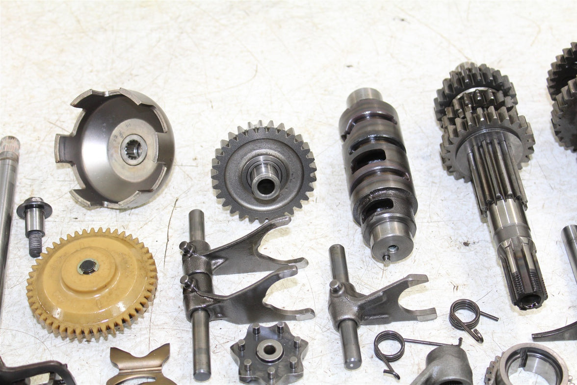 2003 Suzuki Ozark 250 Transmission Gears Shift Shaft Forks Drum 43059