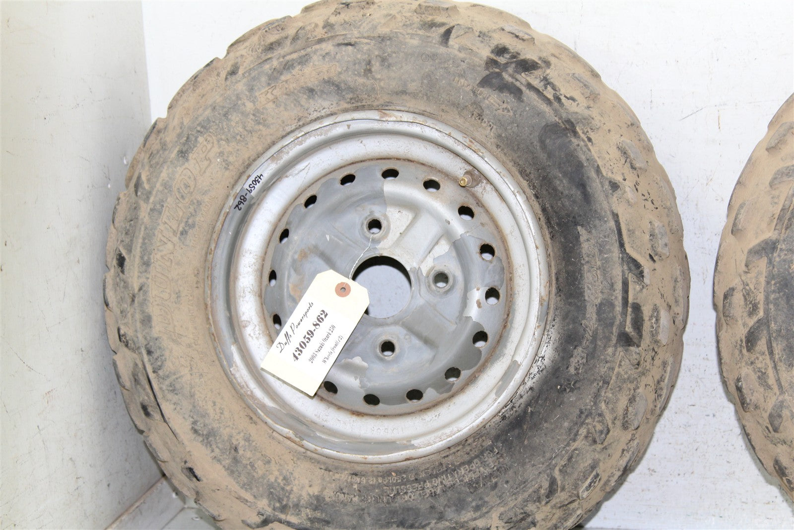 2003 Suzuki Ozark 250 Front Wheel Set Rims 43059