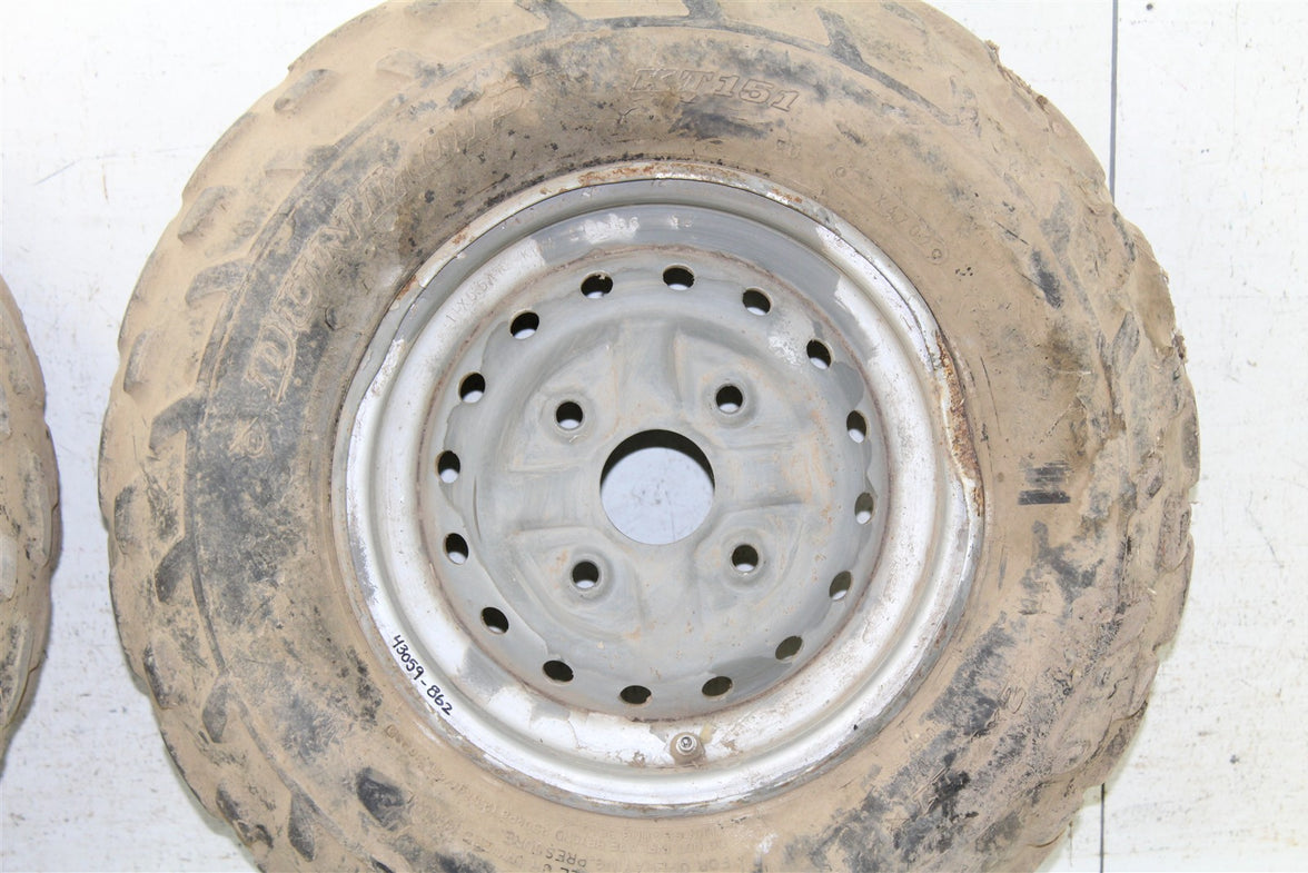 2003 Suzuki Ozark 250 Front Wheel Set Rims 43059