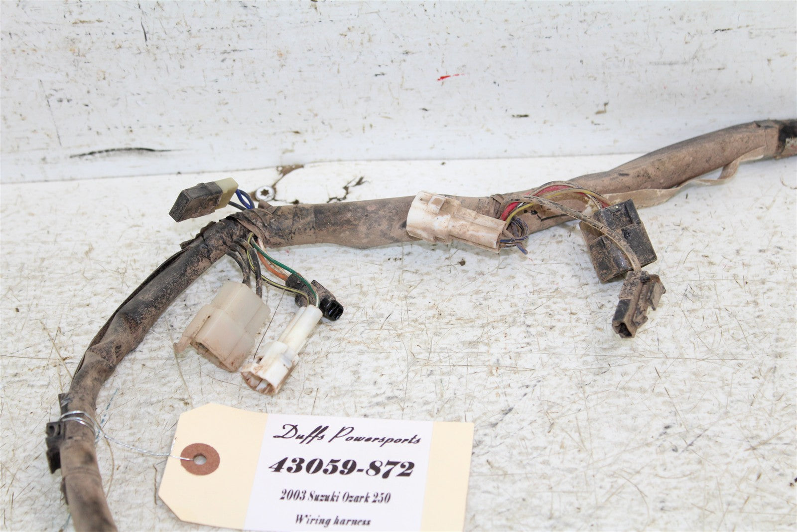 2003 Suzuki Ozark 250 Wire Wiring Harness Loom 43059