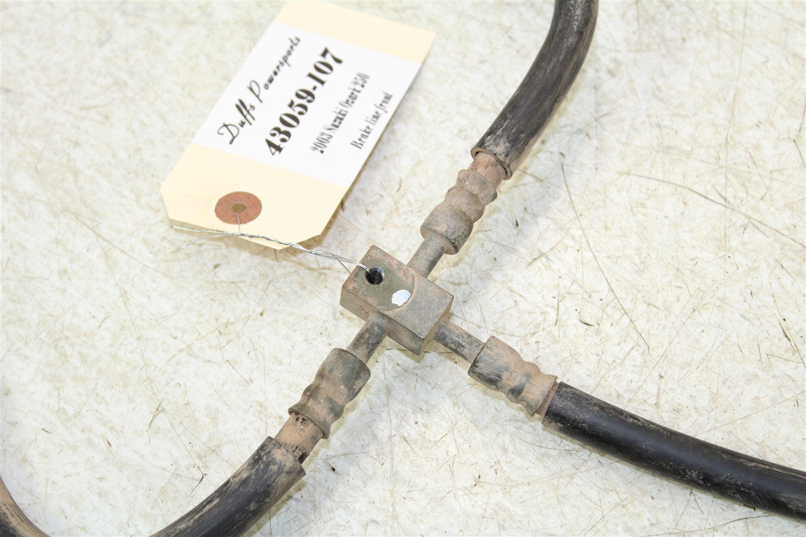2003 Suzuki Ozark 250 Front Brake Hose Line 43059