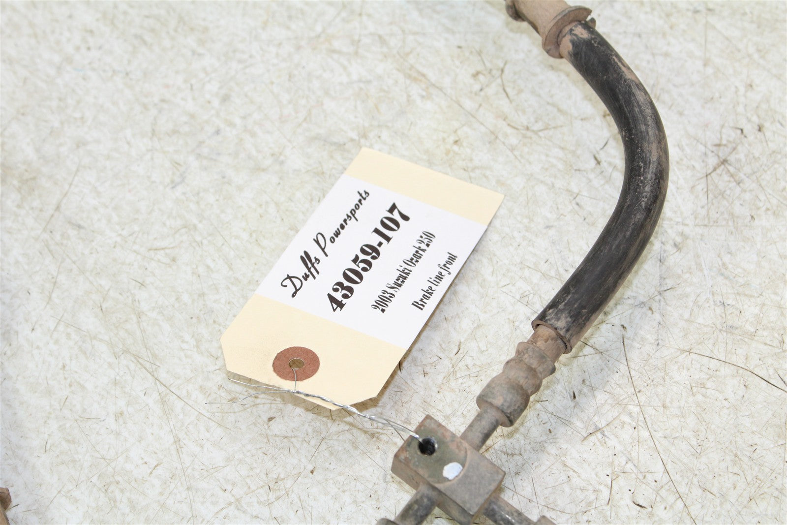 2003 Suzuki Ozark 250 Front Brake Hose Line 43059
