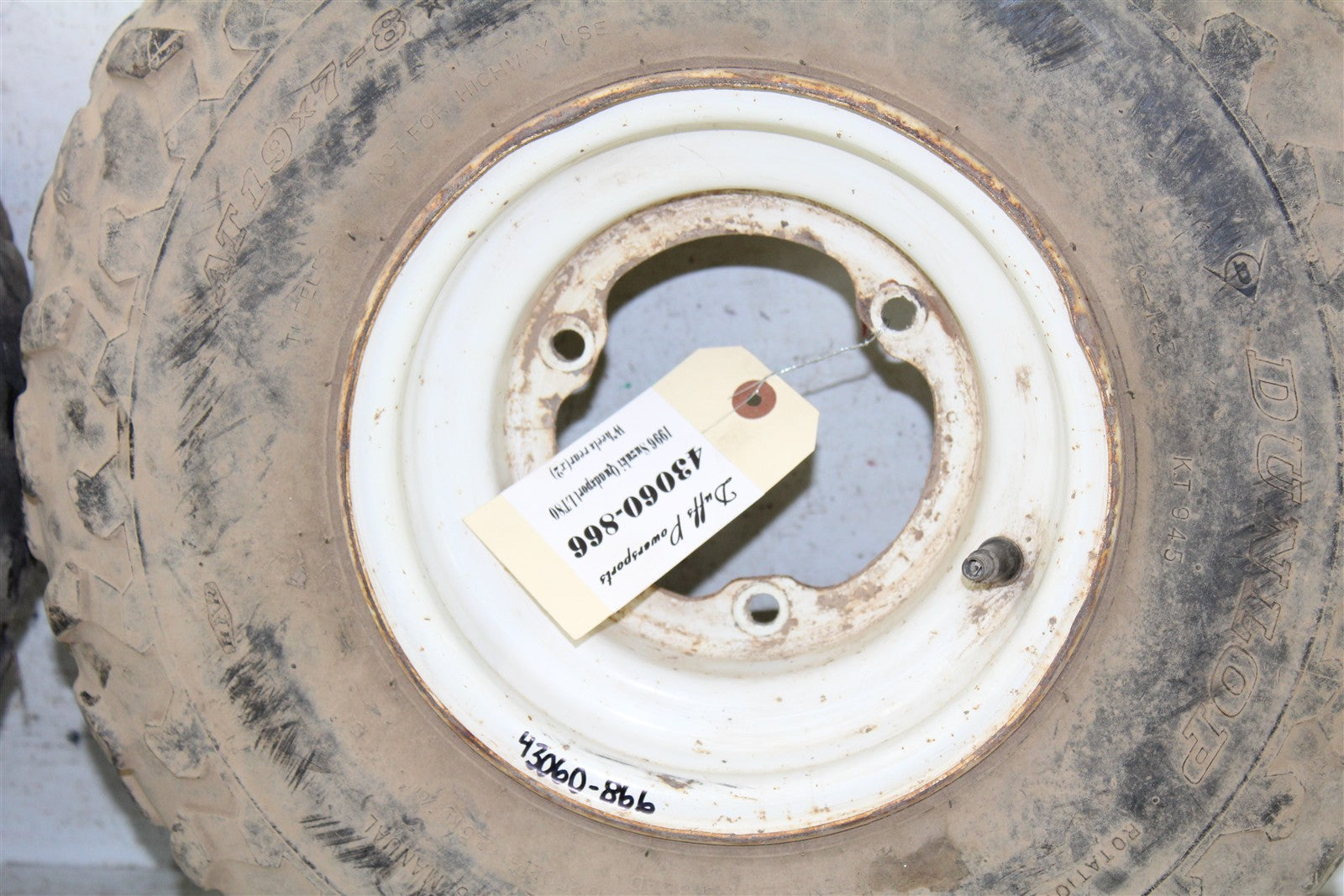 1996 Suzuki Quadsport LT 80 Rear Wheel Set Rims 43060