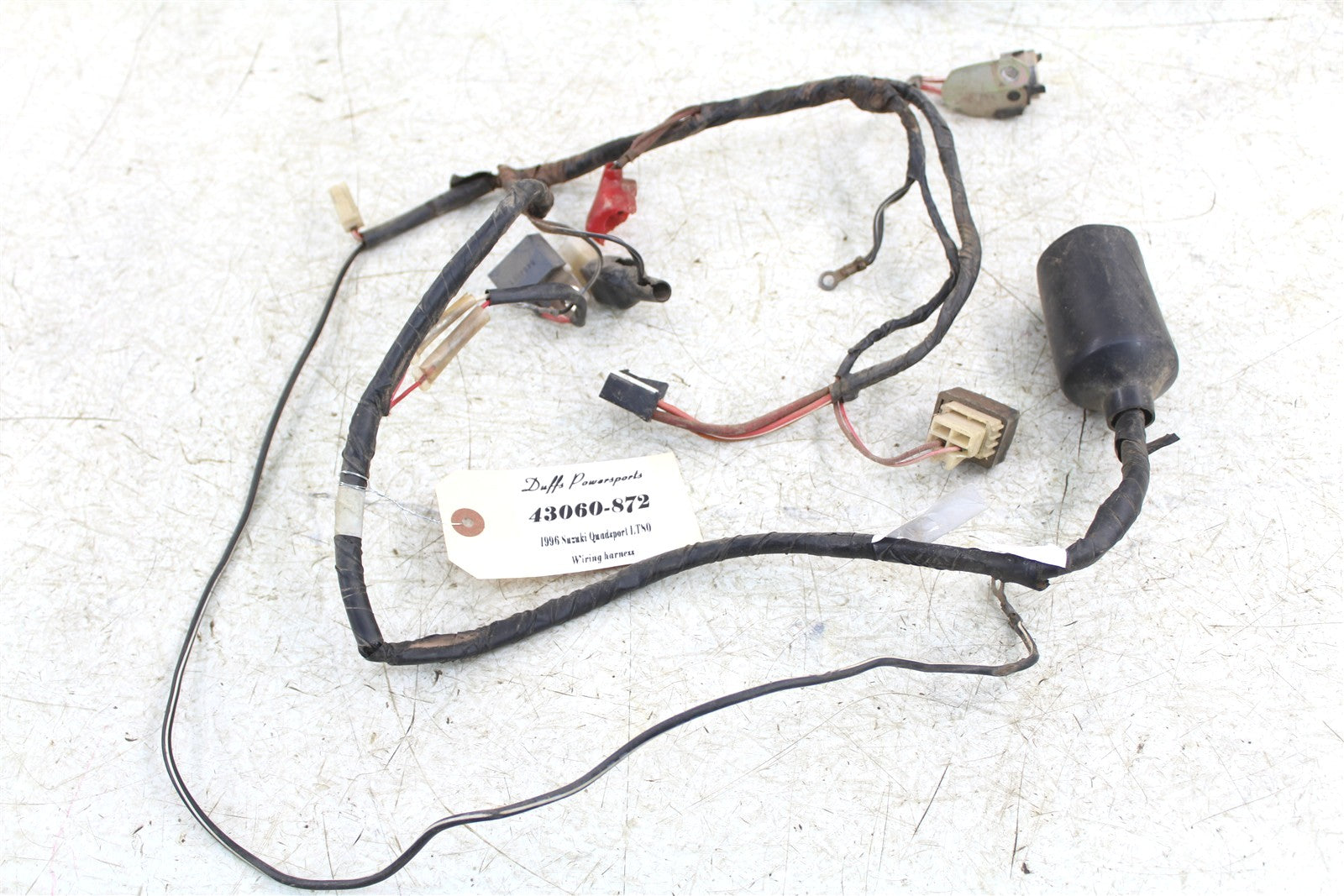 1996 Suzuki Quadsport LT 80 Wire Wiring Harness Loom 43060