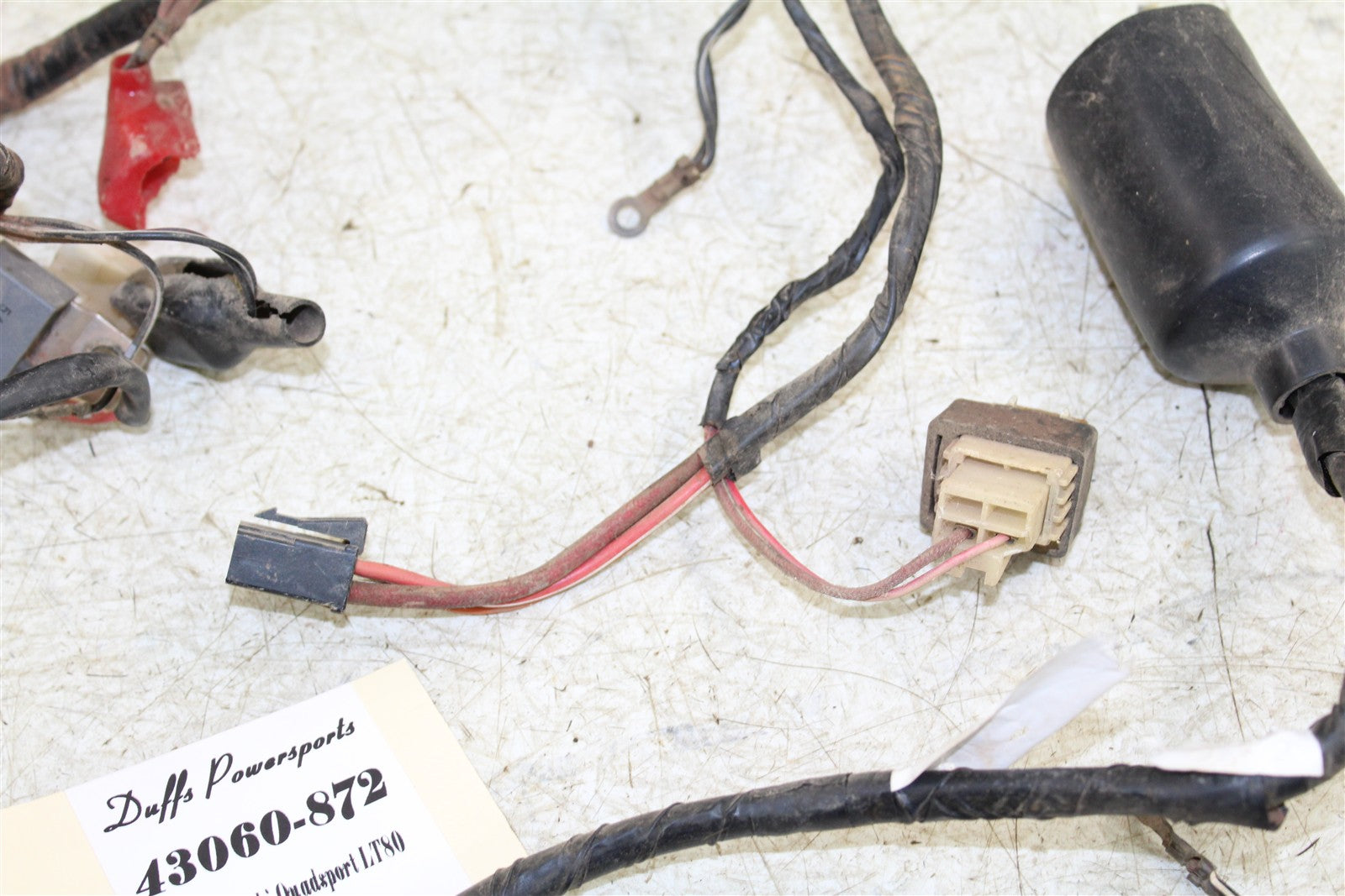 1996 Suzuki Quadsport LT 80 Wire Wiring Harness Loom 43060