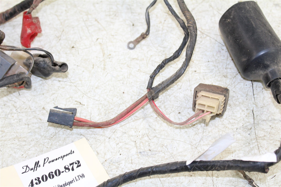 1996 Suzuki Quadsport LT 80 Wire Wiring Harness Loom 43060
