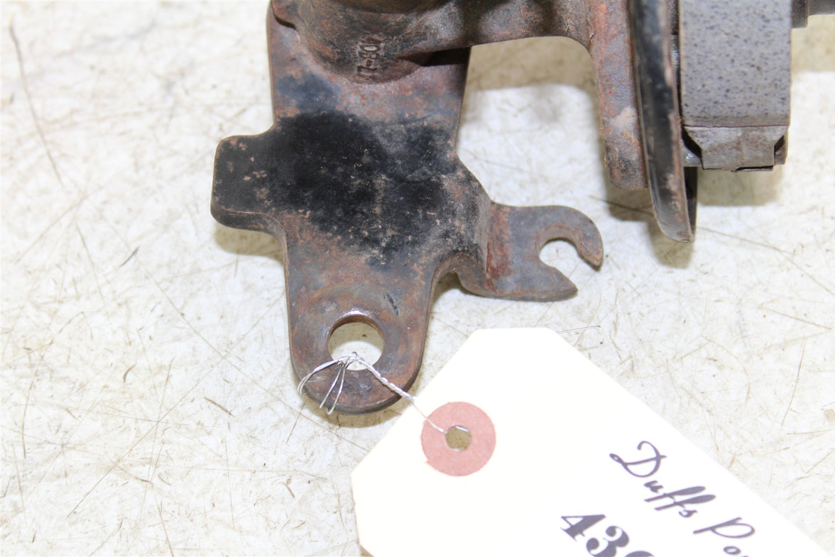1996 Suzuki Quadsport LT 80 Front Left Spindle Knuckle w/ Brake Plate Shoe 43060