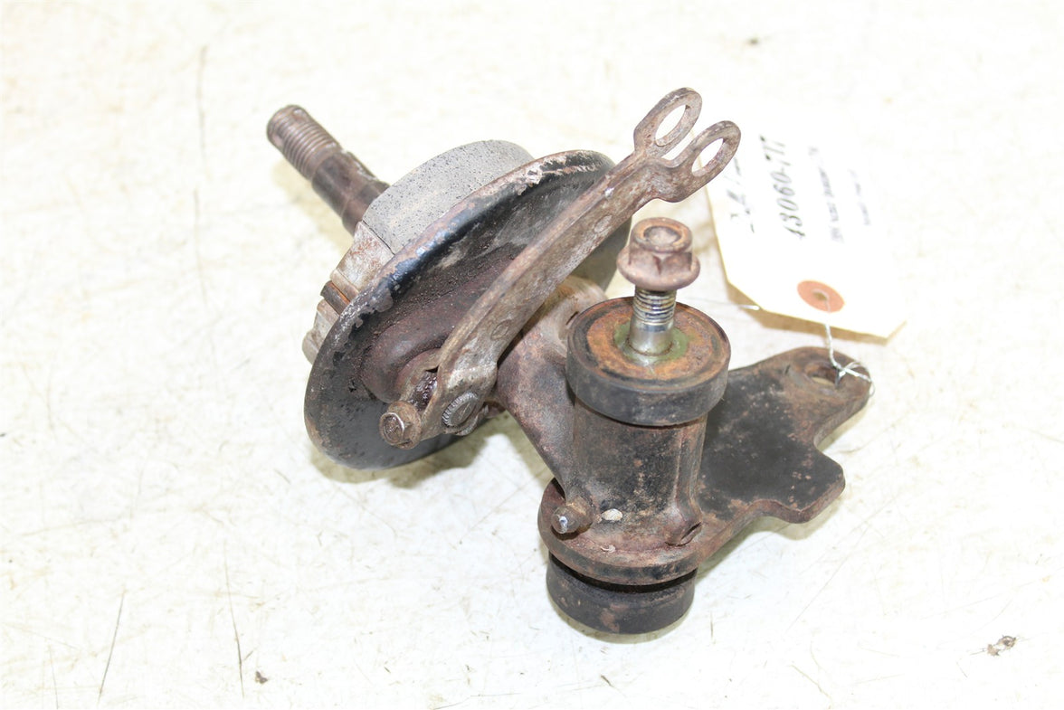 1996 Suzuki Quadsport LT 80 Front Left Spindle Knuckle w/ Brake Plate Shoe 43060