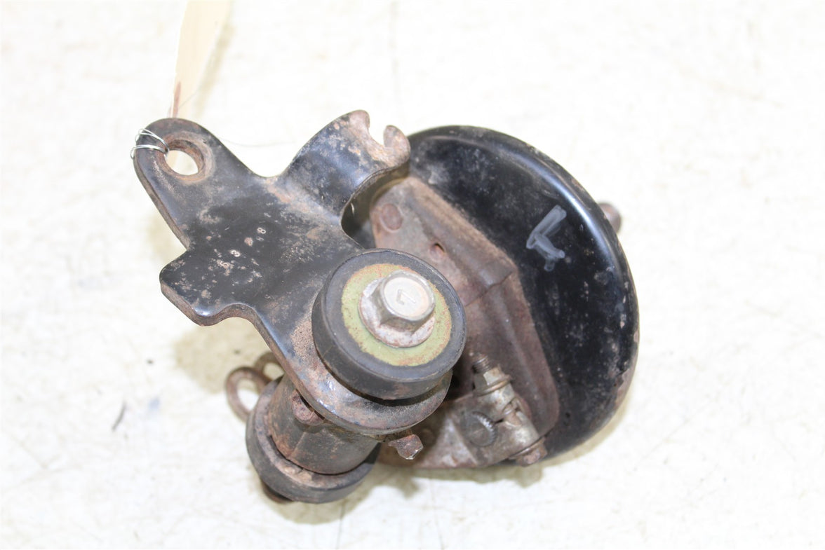 1996 Suzuki Quadsport LT 80 Front Left Spindle Knuckle w/ Brake Plate Shoe 43060