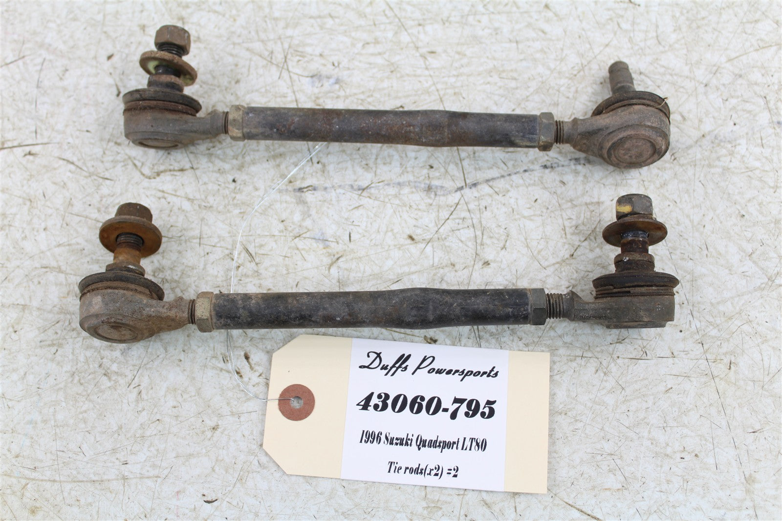 1996 Suzuki Quadsport LT 80 Tie Rods Ends Left Right 43060