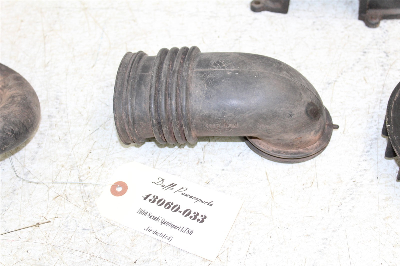 1996 Suzuki Quadsport LT 80 Air Intake Ducts Scoops Boots 43060