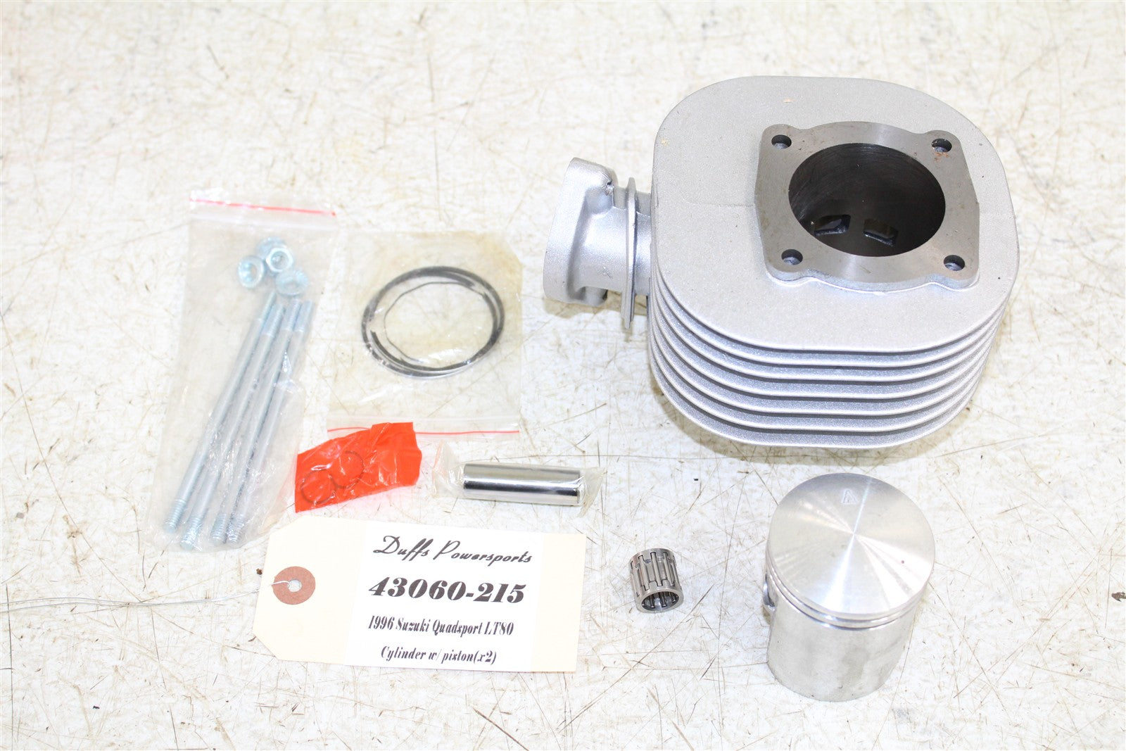 1996 Suzuki Quadsport LT 80 Engine Cylinder Jug w/ Piston NEW Aftermarket 43060