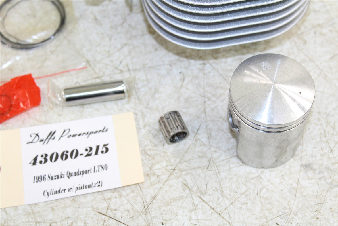 1996 Suzuki Quadsport LT 80 Engine Cylinder Jug w/ Piston NEW Aftermarket 43060