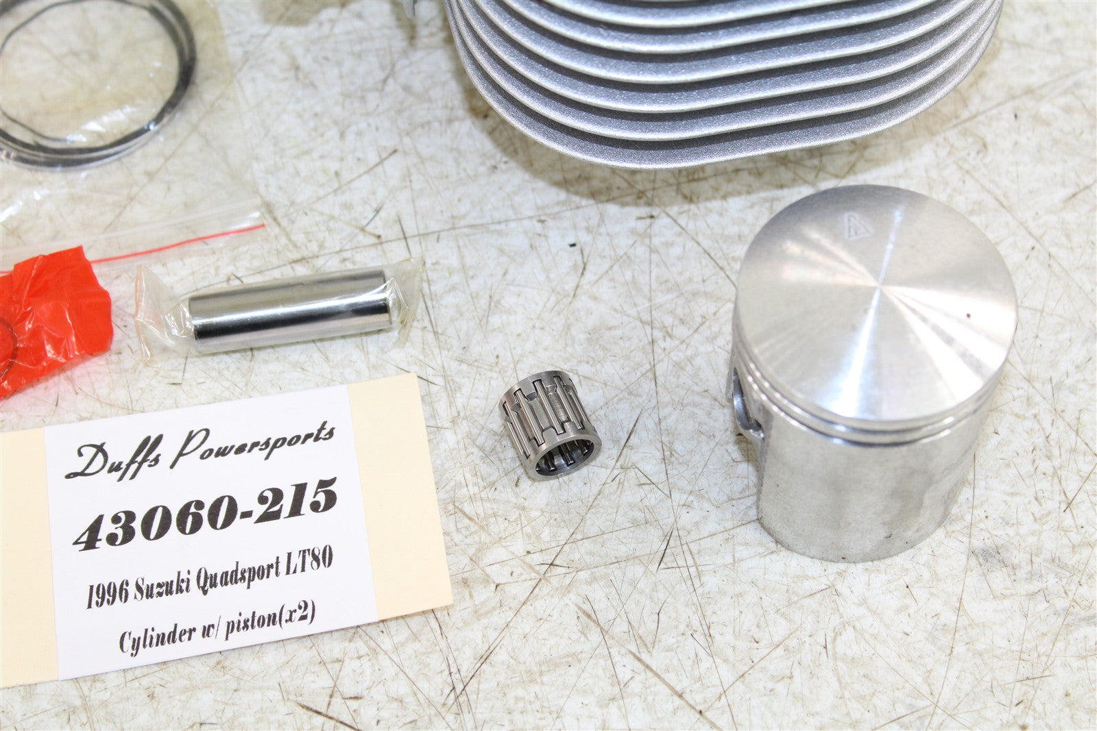 1996 Suzuki Quadsport LT 80 Engine Cylinder Jug w/ Piston NEW Aftermarket 43060