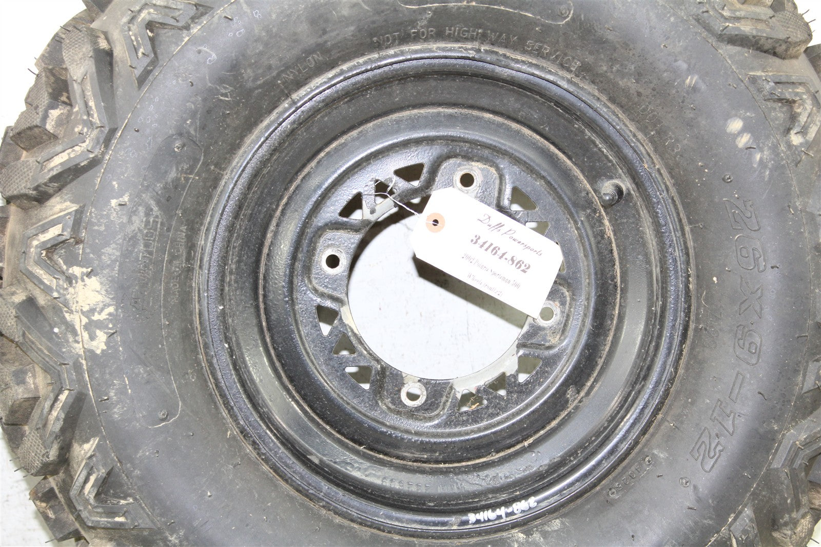 2002 Polaris Sportsman 500 Front Wheel Set Rims LIKE NEW TIRES 34164