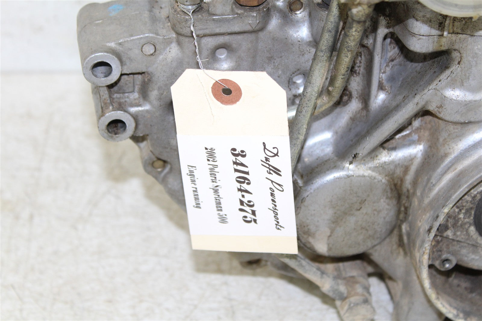 2002 Polaris Sportsman 500 HO Complete Running Engine Cylinder Head Crank 34164