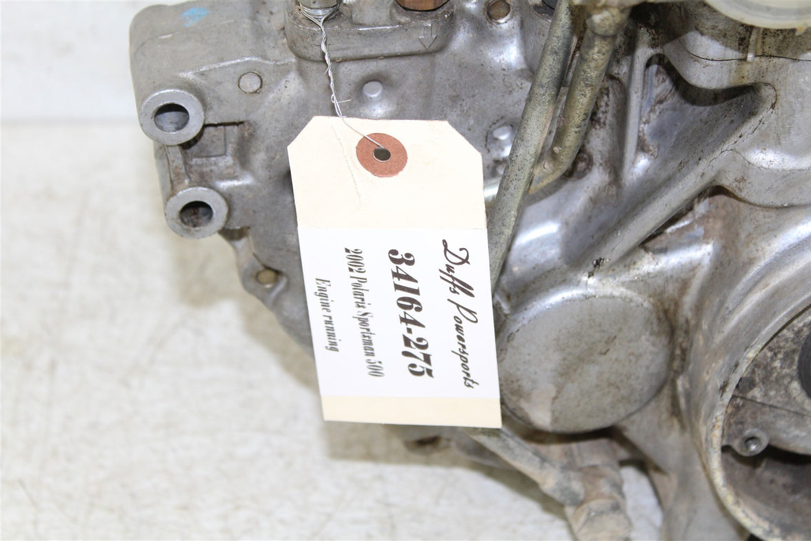2002 Polaris Sportsman 500 HO Complete Running Engine Cylinder Head Crank 34164