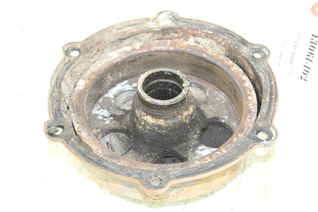 1998 Suzuki Quadsport LT 80 Rear Brake Drum Backing Plate Panel Hub 43061