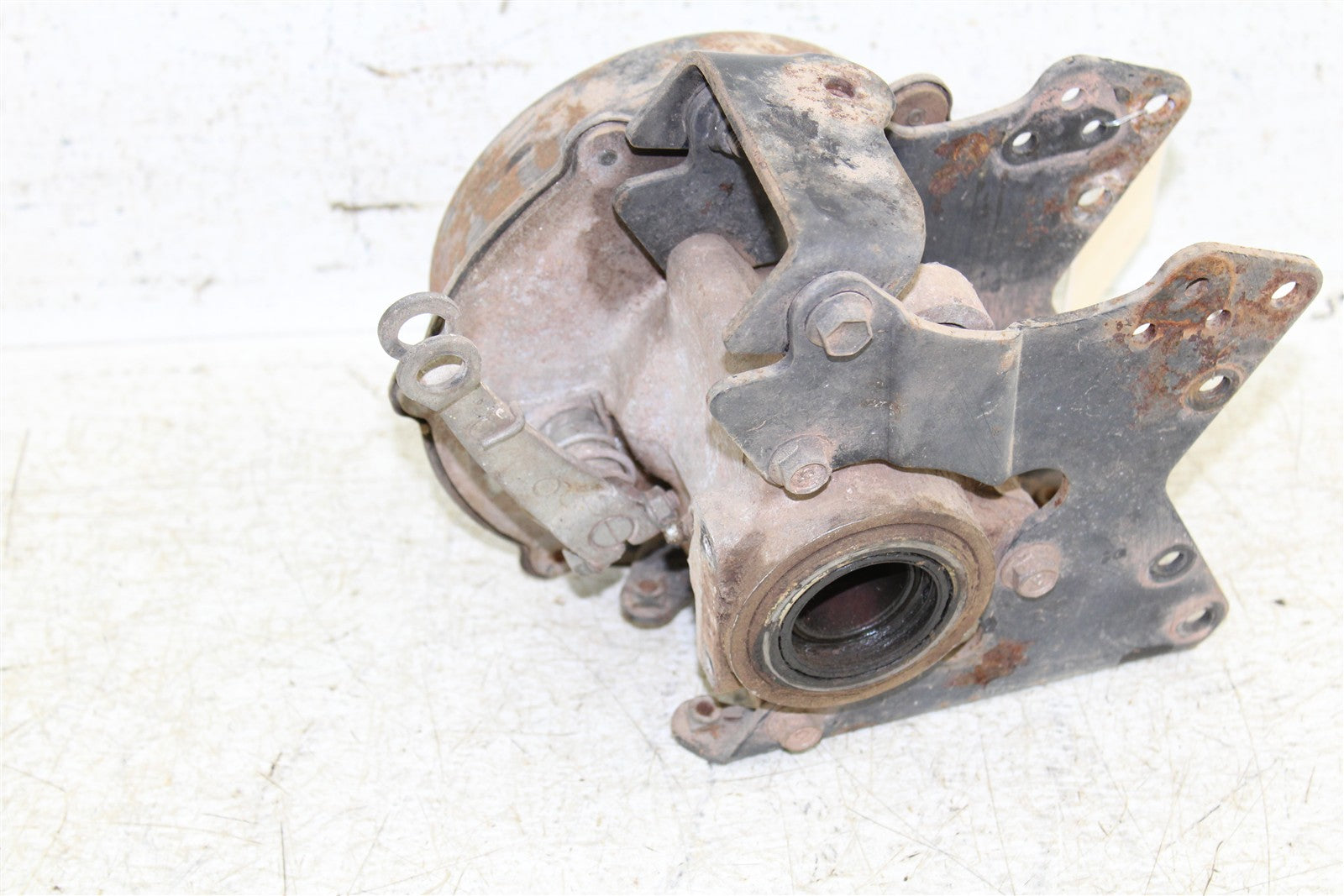 1998 Suzuki Quadsport LT 80 Rear Brake Drum Backing Plate Panel Hub 43061