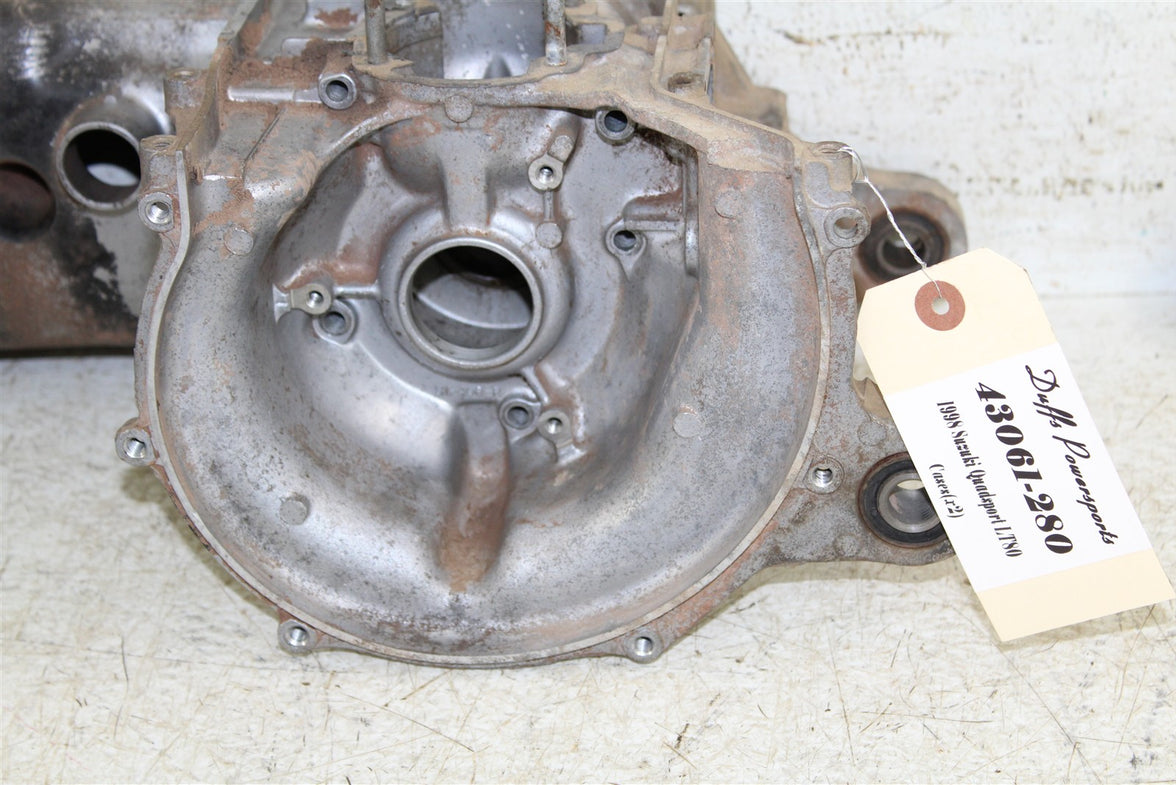 1998 Suzuki Quadsport LT 80 Engine Cases Crankcase Left Right 43061