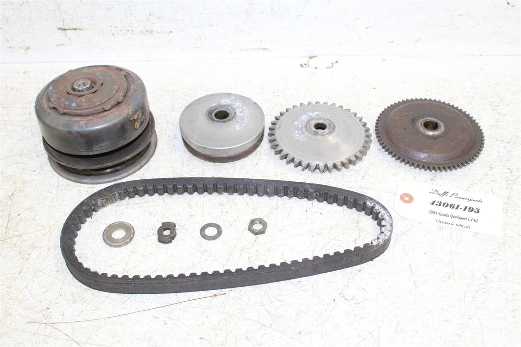1998 Suzuki Quadsport LT 80 Primary & Secondary Drive Clutch w/ Belt 43061