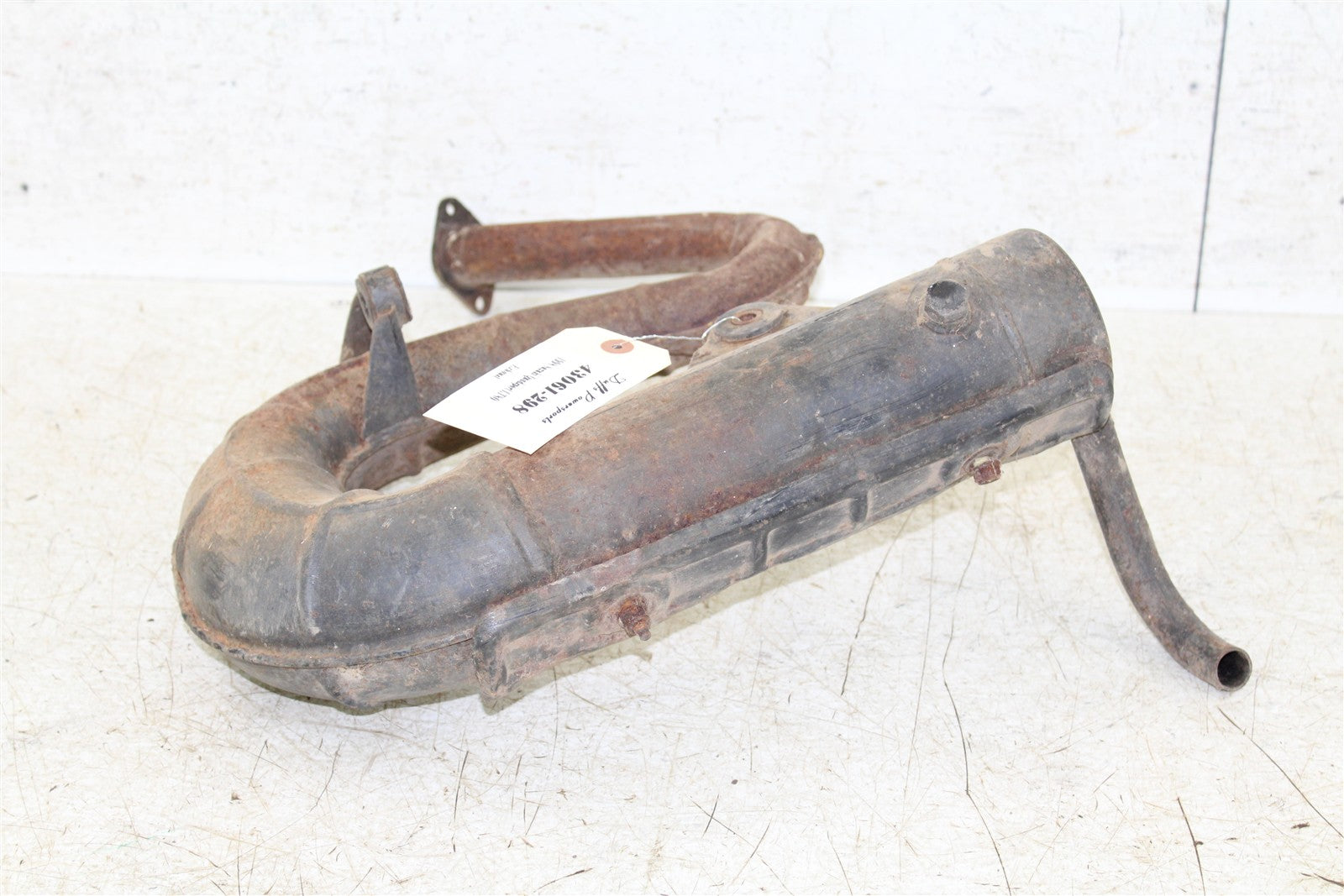 1998 Suzuki Quadsport LT 80 Exhaust Head Pipe Silencer Muffler 43061