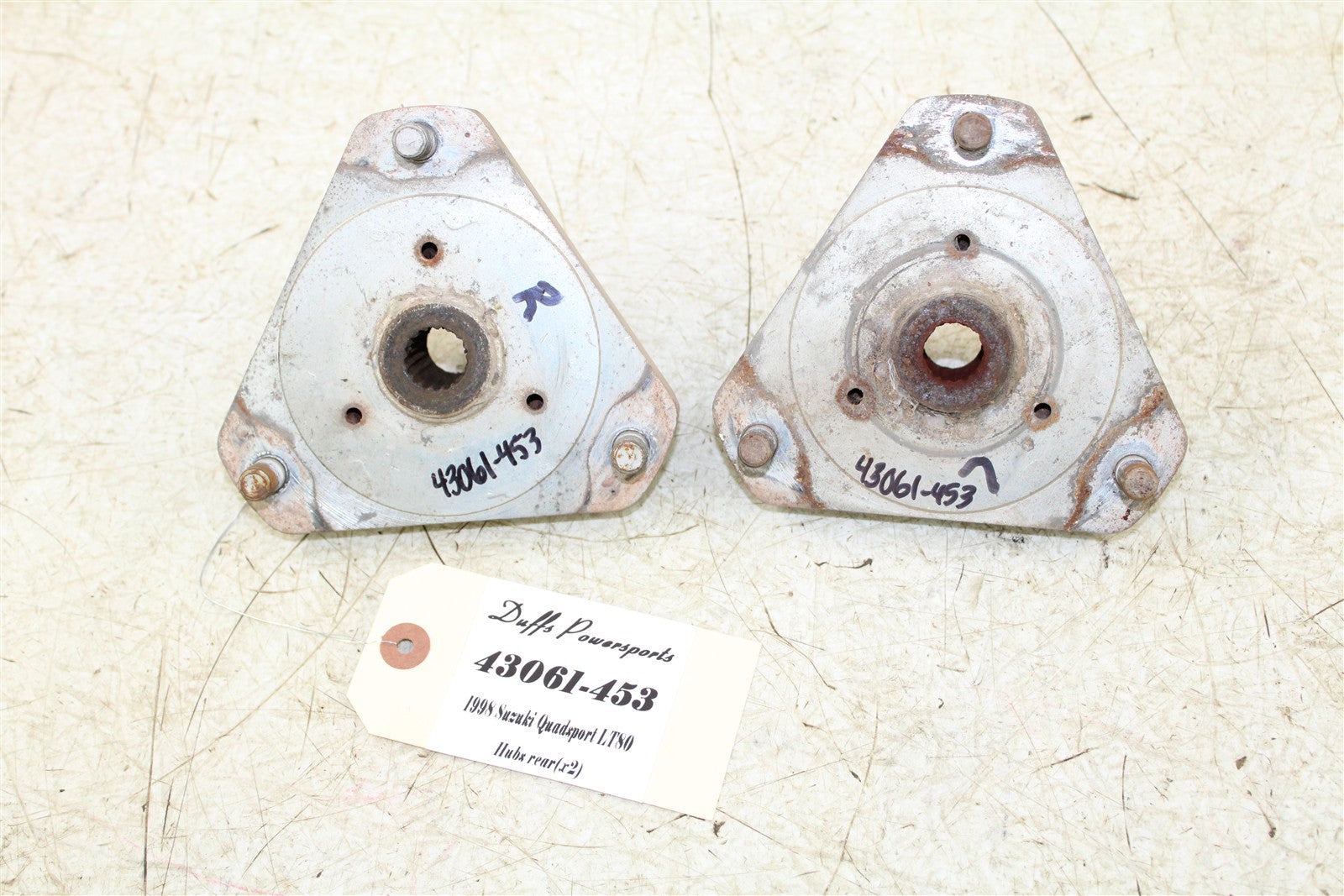 1998 Suzuki Quadsport LT 80 Rear Hubs Wheel Mounts 43061