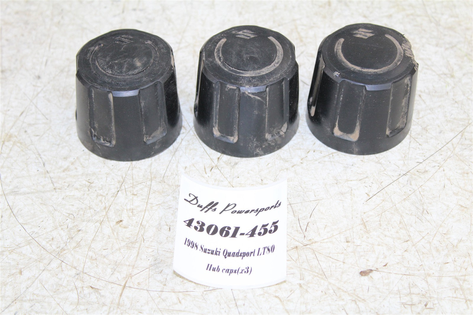 1998 Suzuki Quadsport LT 80 Hub Caps Front Rear 43061