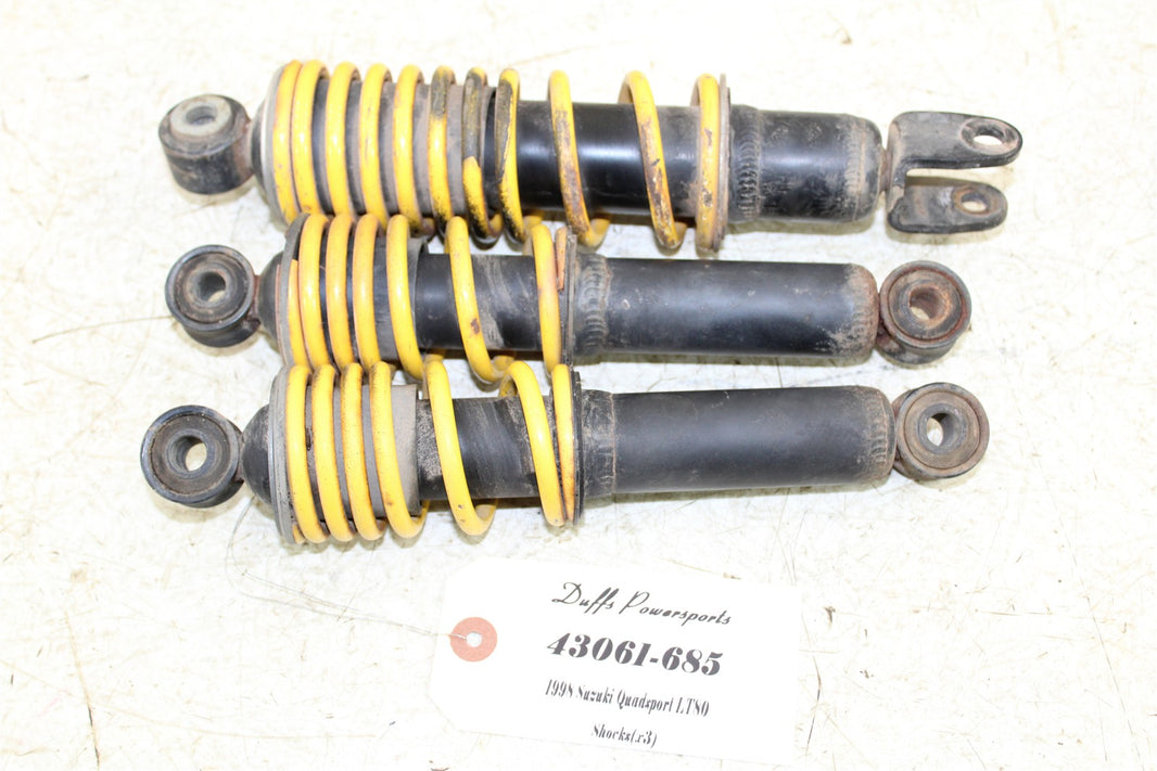 1998 Suzuki Quadsport LT 80 Front & Rear Shocks Spring Absorbers 43061