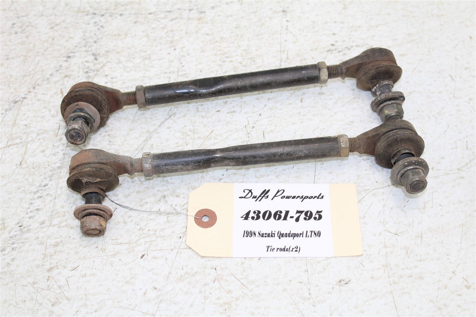 1998 Suzuki Quadsport LT 80 Tie Rods Ends Left Right 43061