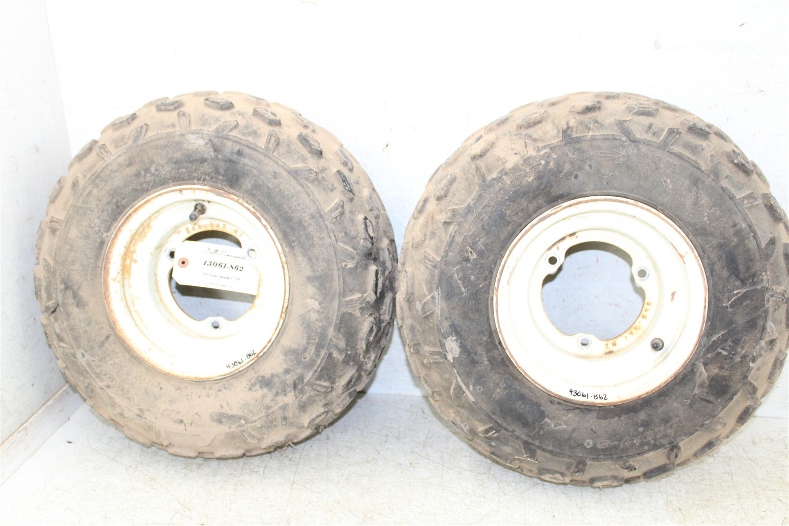 1998 Suzuki Quadsport LT 80 Front Wheel Set Rims 43061
