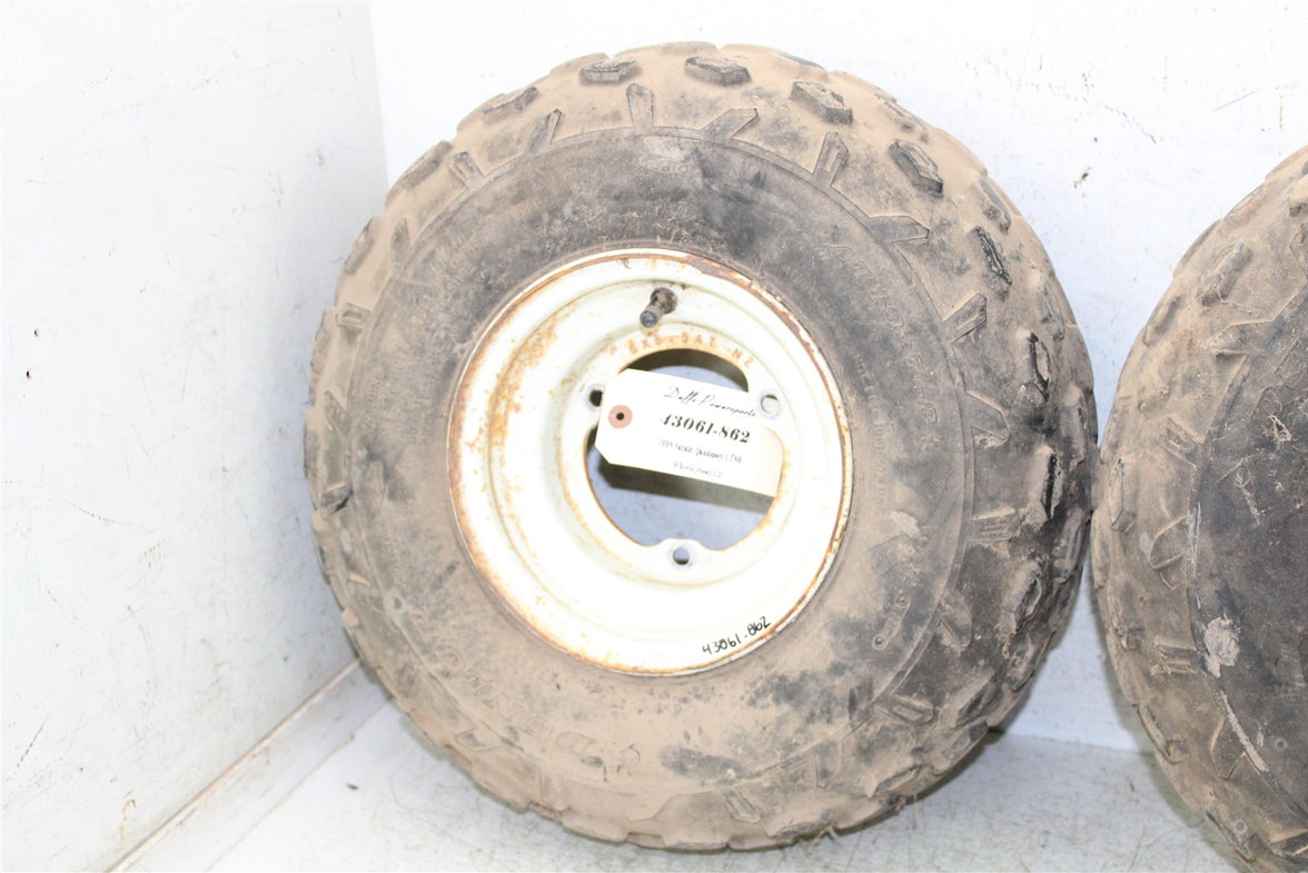 1998 Suzuki Quadsport LT 80 Front Wheel Set Rims 43061