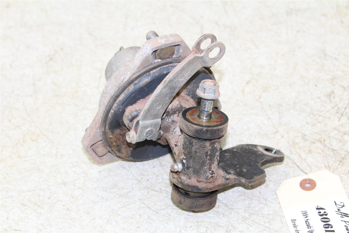 1998 Suzuki Quadsport LT 80 Front Left Brake Drum w/ Spindle Knuckle 43061
