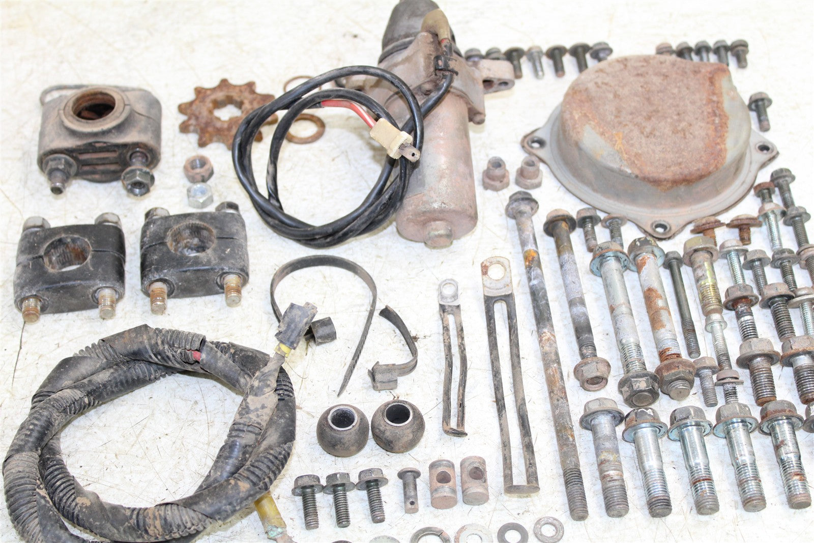 1998 Suzuki Quadsport LT 80 Chassis Bolt Kit Hardware Wire Cover Mounts 43061