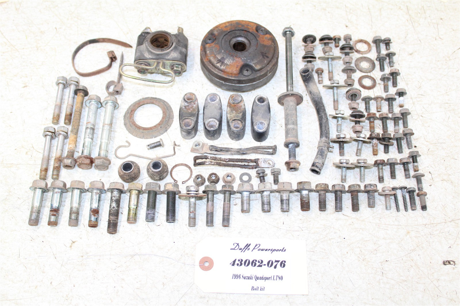 1996 Suzuki Quadsport LT 80 Chassis Bolt Kit Hardware Wire Bracket Mount 43062
