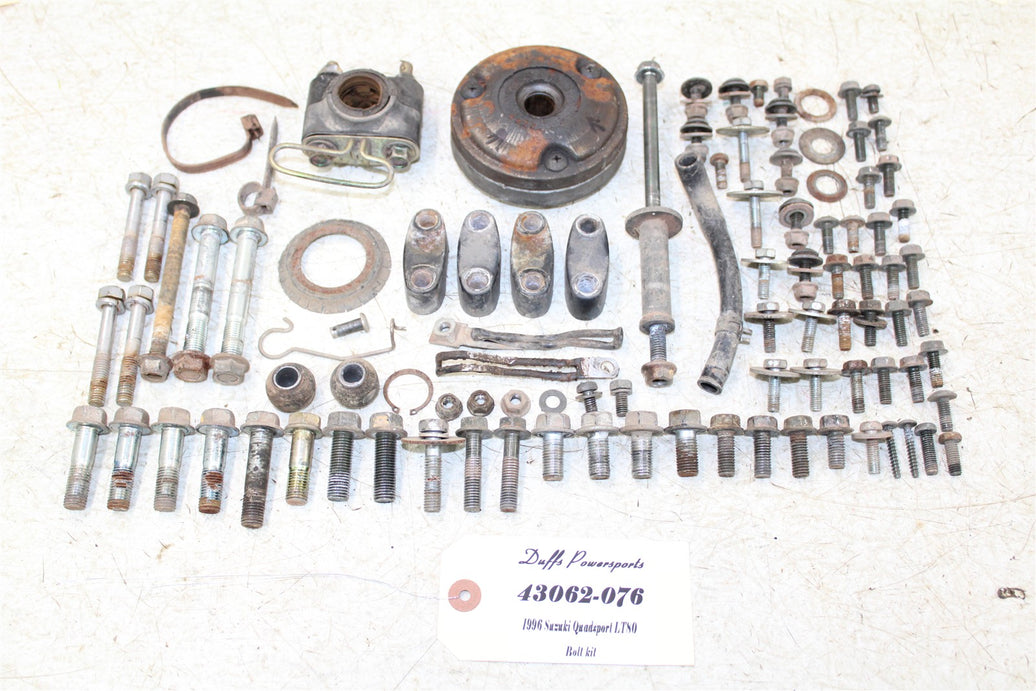 1996 Suzuki Quadsport LT 80 Chassis Bolt Kit Hardware Wire Bracket Mount 43062