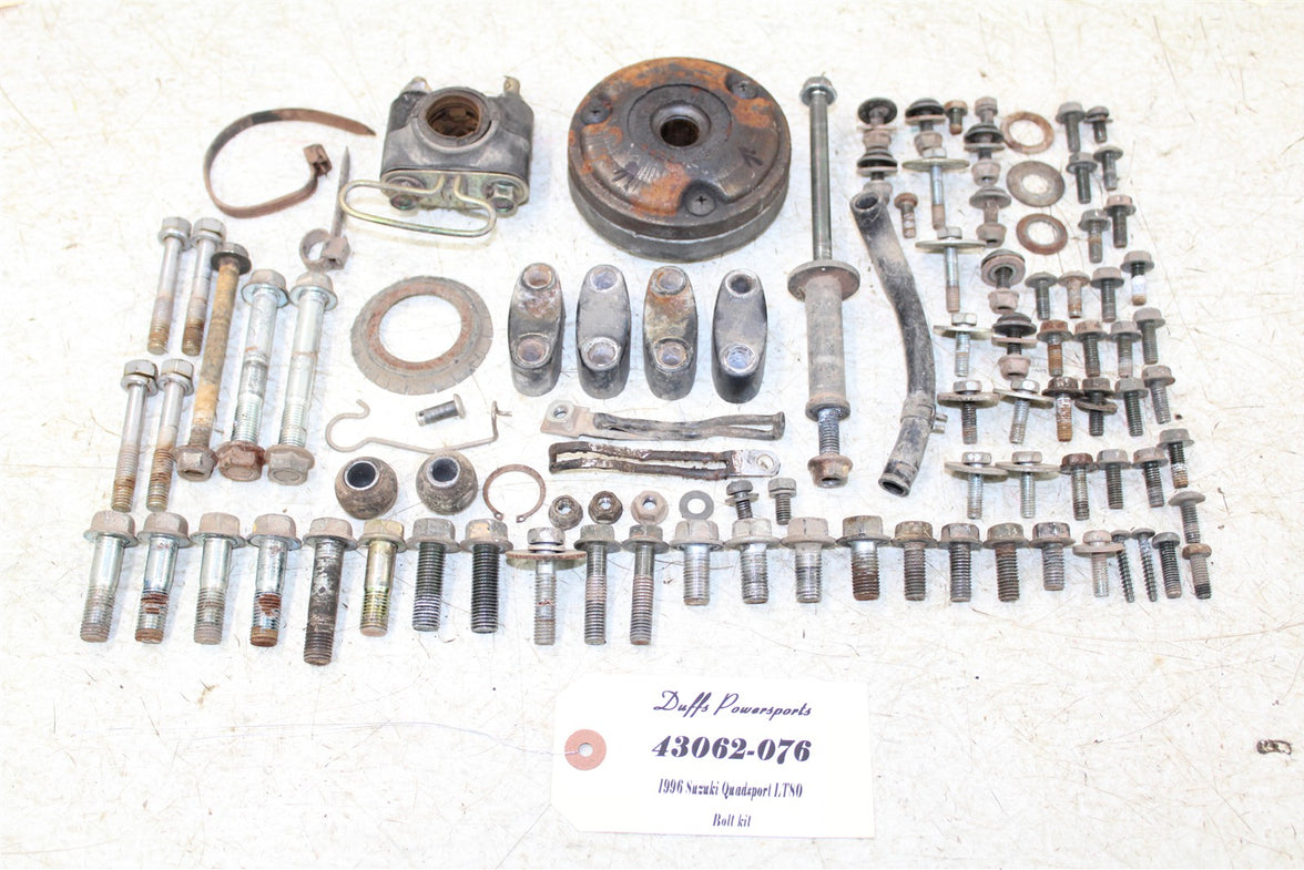 1996 Suzuki Quadsport LT 80 Chassis Bolt Kit Hardware Wire Bracket Mount 43062