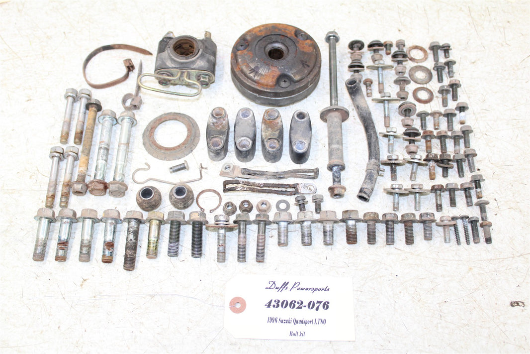 1996 Suzuki Quadsport LT 80 Chassis Bolt Kit Hardware Wire Bracket Mount 43062