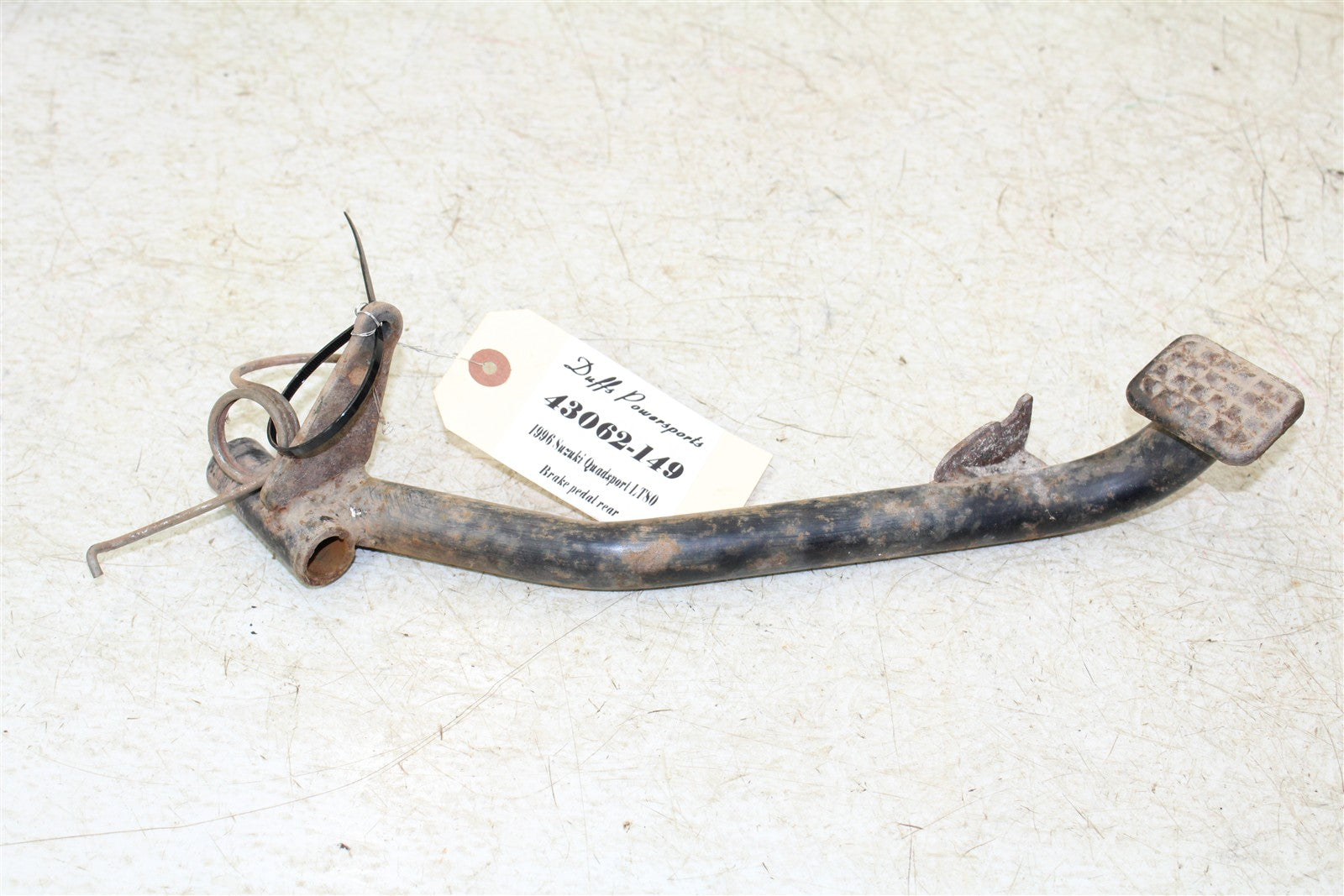 1996 Suzuki Quadsport LT 80 Rear Brake Pedal 43062