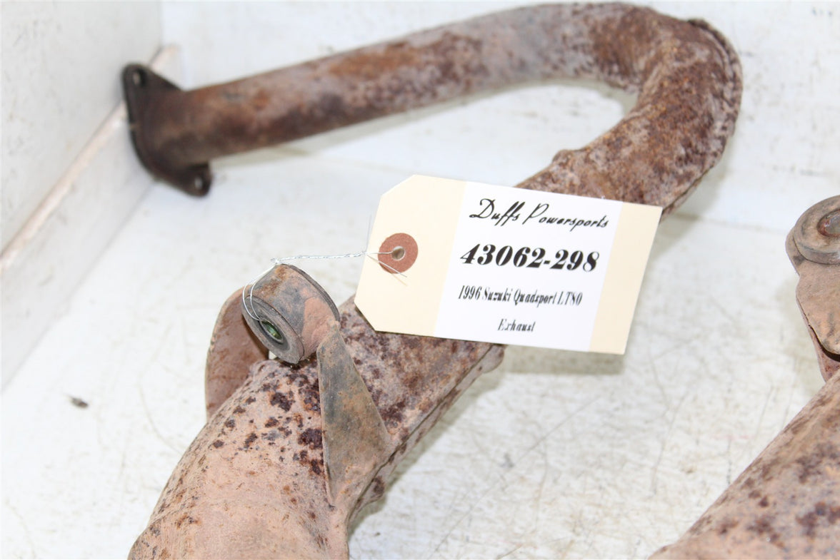 1996 Suzuki Quadsport LT 80 Exhaust Head Pipe Silencer Muffler 43062