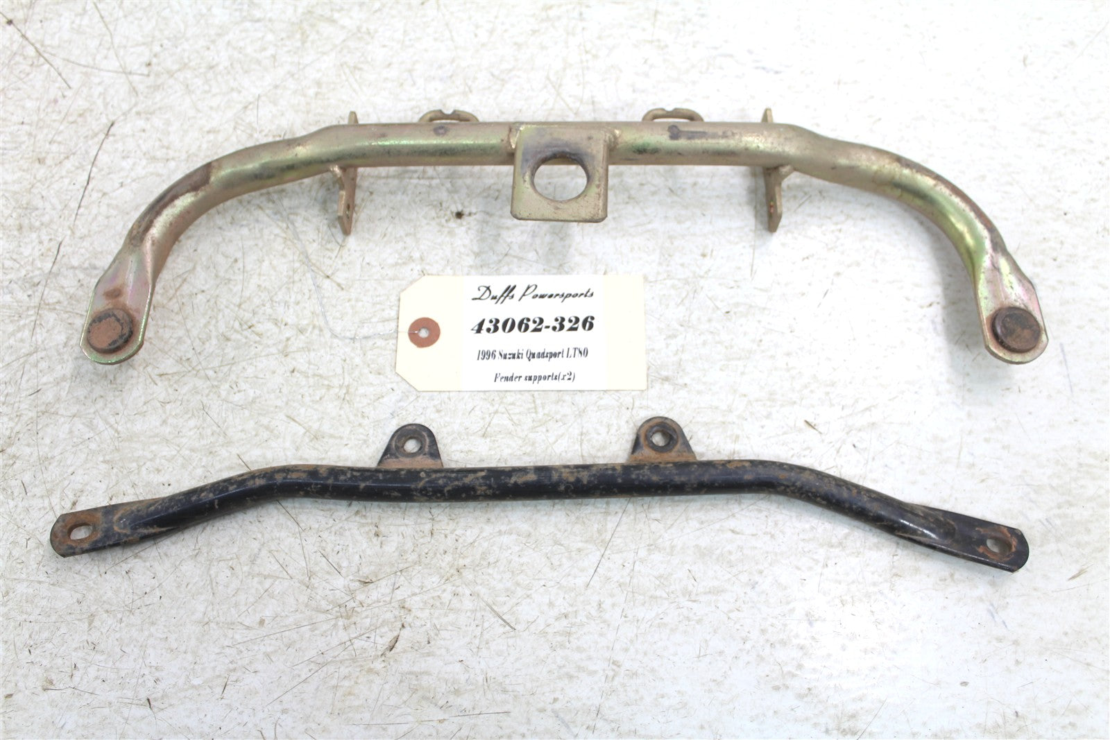 1996 Suzuki Quadsport LT 80 Fender Support Mounts Brackets 43062