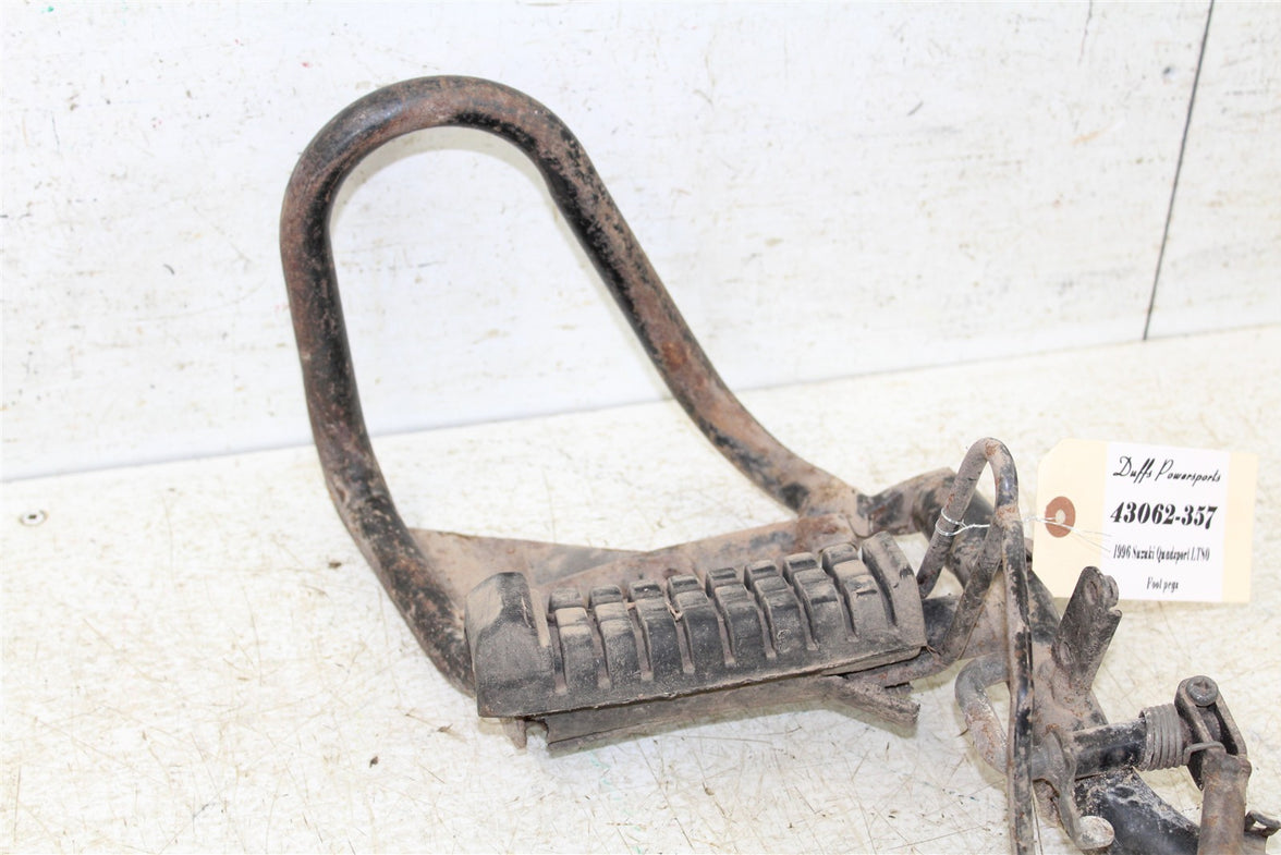 1996 Suzuki Quadsport LT 80 Foot Pegs Rests Set Left Right 43062