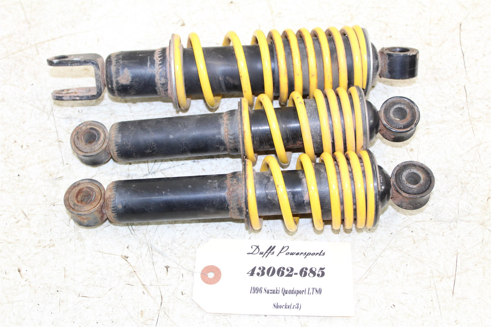 1996 Suzuki Quadsport LT 80 Front & Rear Shocks Spring Absorber Left Right 43062