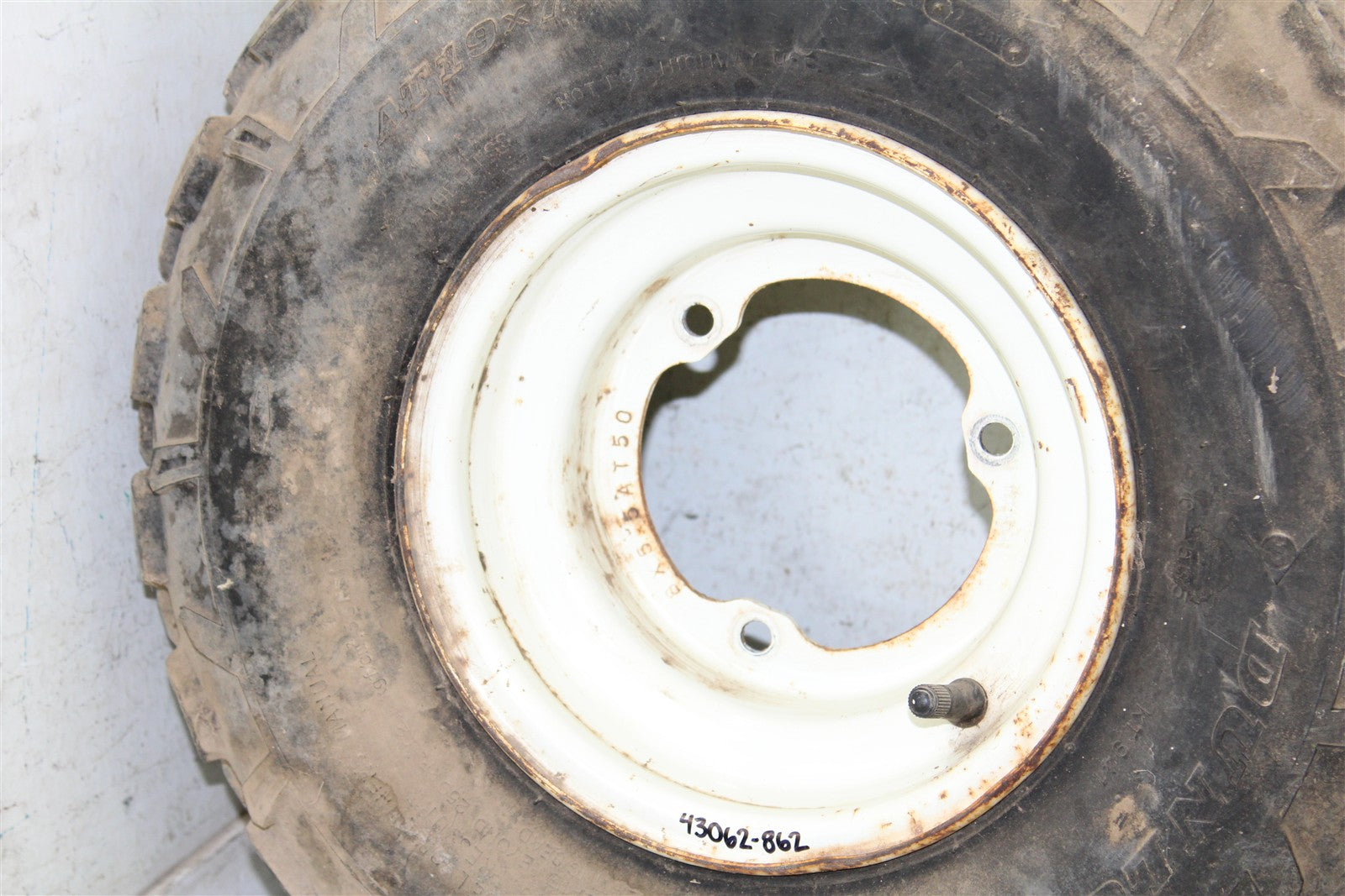 1996 Suzuki Quadsport LT 80 Front Wheel Set Rims 43062