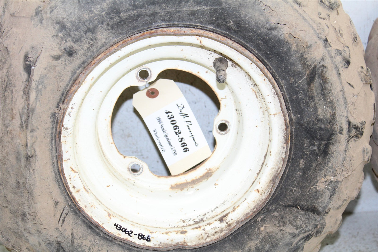 1996 Suzuki Quadsport LT 80 Rear Wheel Set Rims 43062