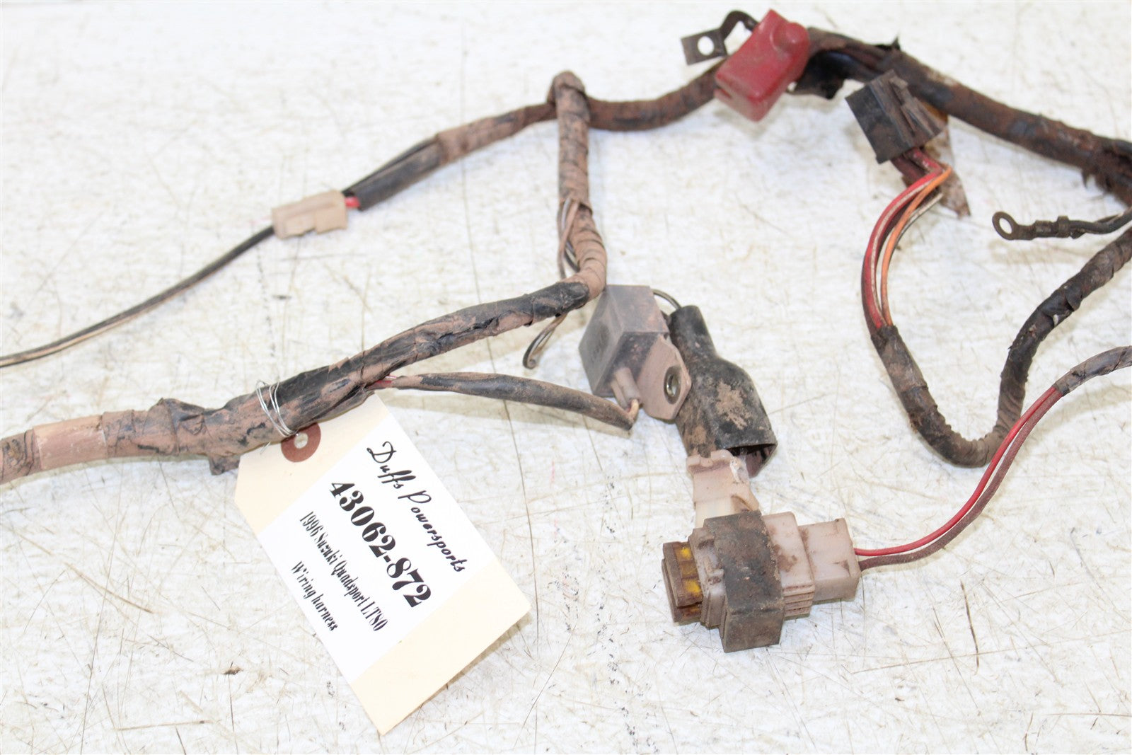 1996 Suzuki Quadsport LT 80 Wire Wiring Harness Loom 43062