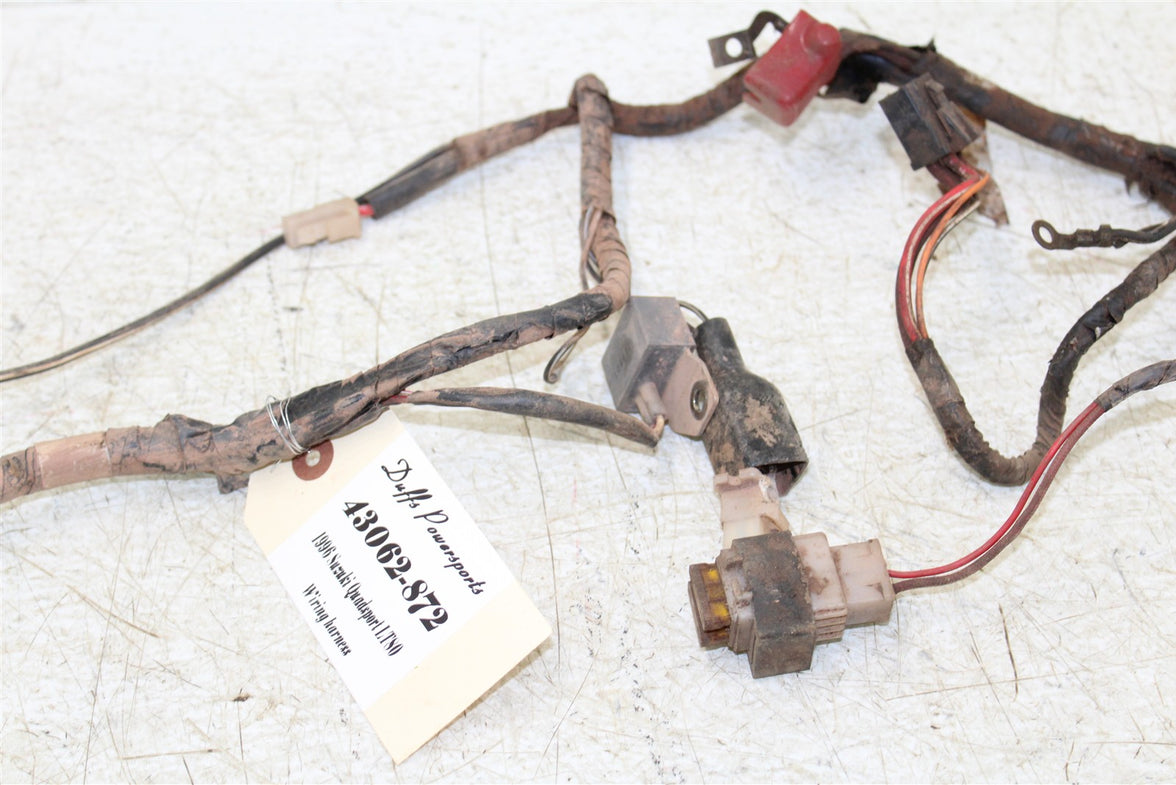 1996 Suzuki Quadsport LT 80 Wire Wiring Harness Loom 43062
