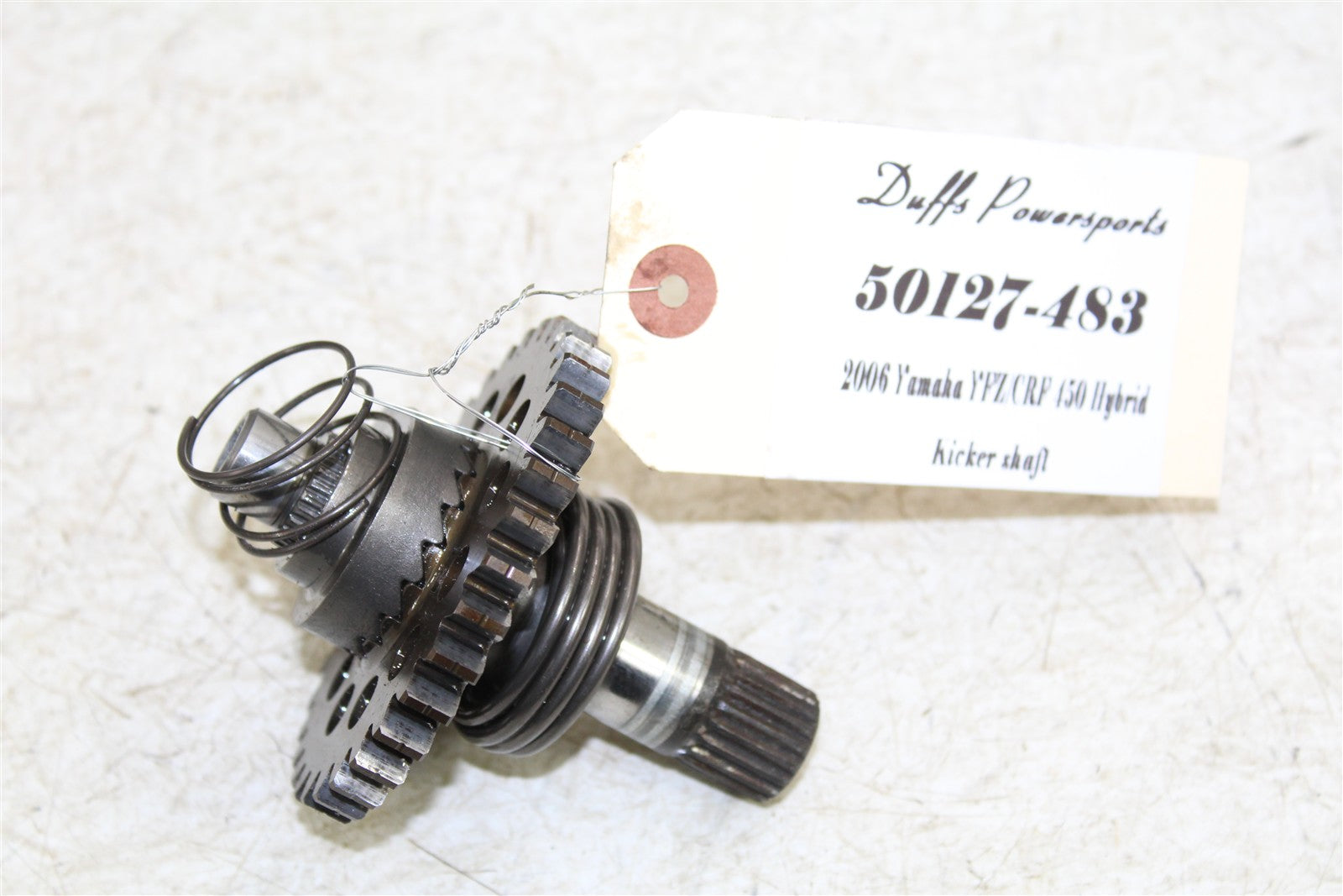 2004 Honda CRF 450R Kick Start Shaft Spring Kicker Gear 50127